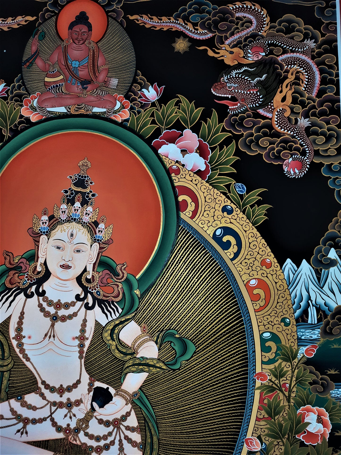 MACHIG LABDRÖN – THE FEARLESS YOGINI | Hand-Painted Tibetan Thangka