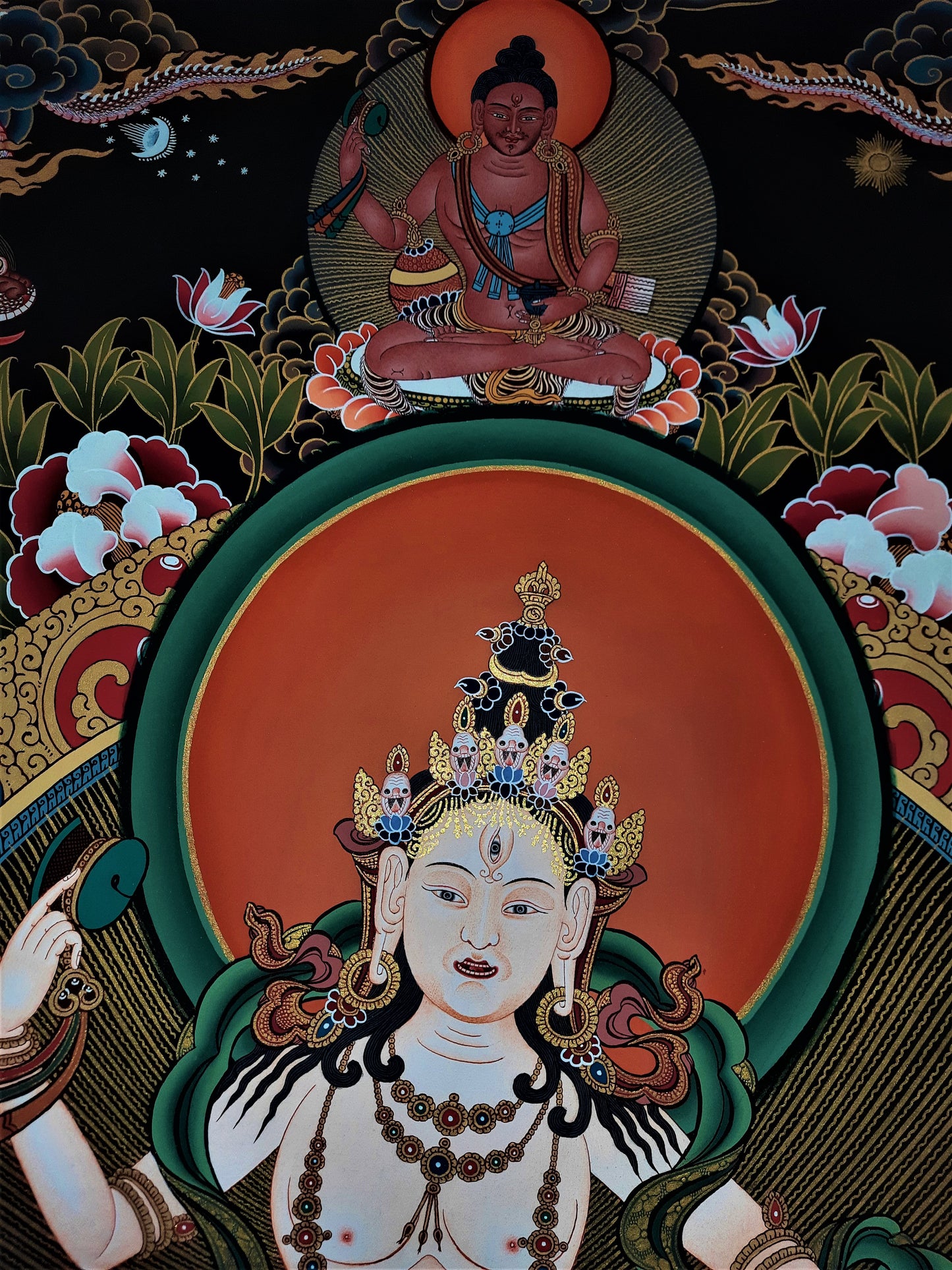 MACHIG LABDRÖN – THE FEARLESS YOGINI | Hand-Painted Tibetan Thangka