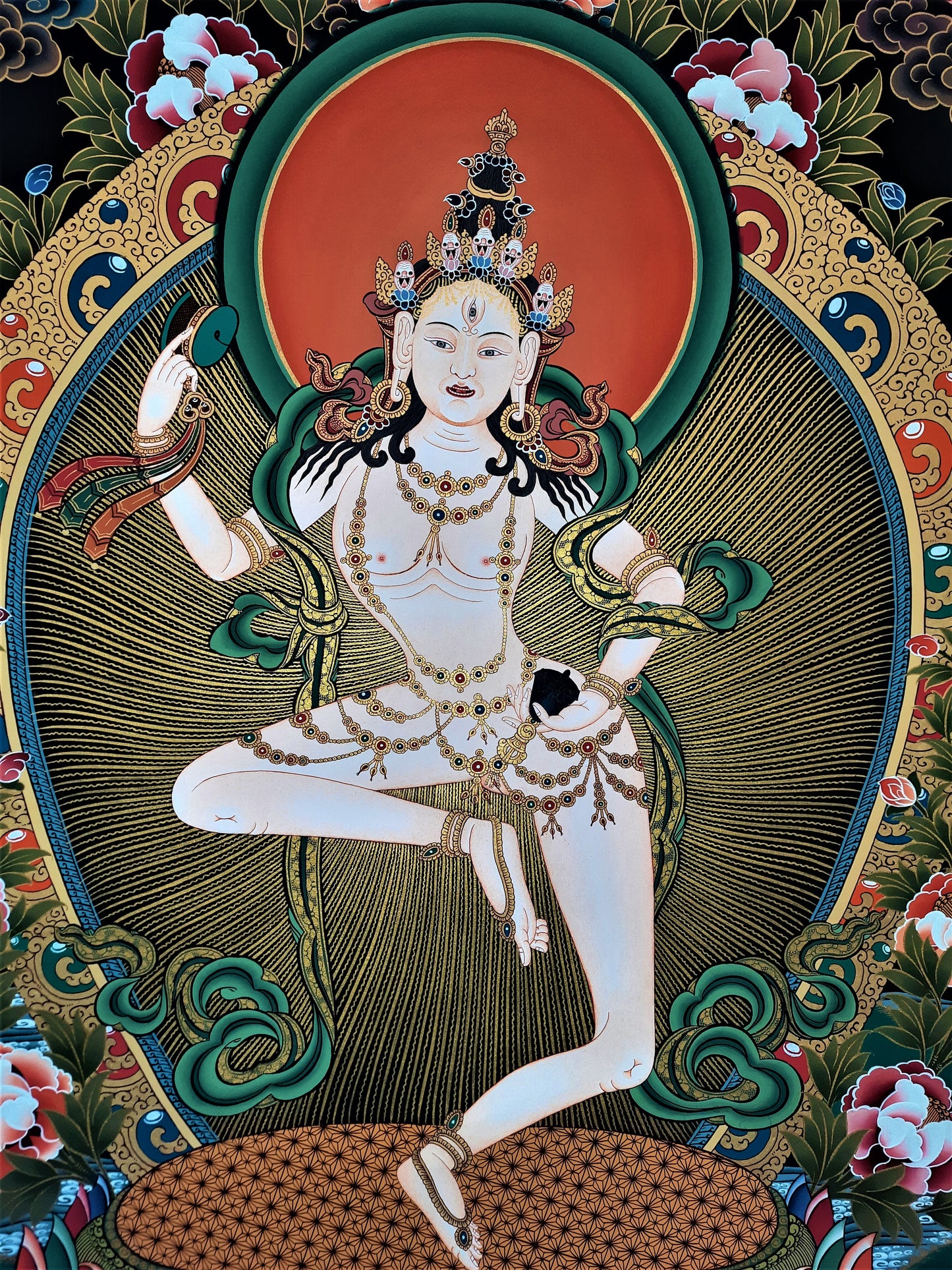 MACHIG LABDRÖN – THE FEARLESS YOGINI | Hand-Painted Tibetan Thangka