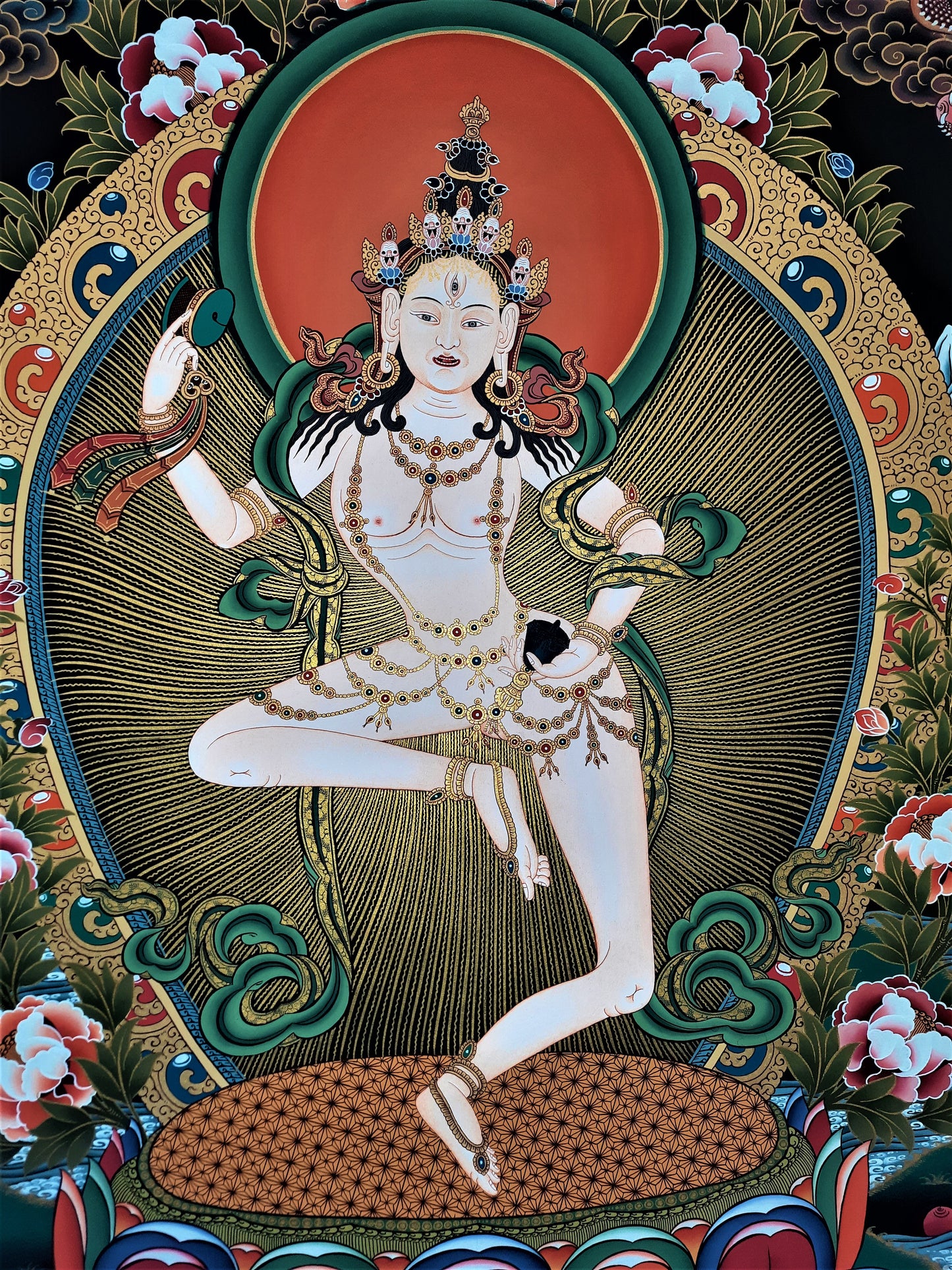 MACHIG LABDRÖN – THE FEARLESS YOGINI | Hand-Painted Tibetan Thangka