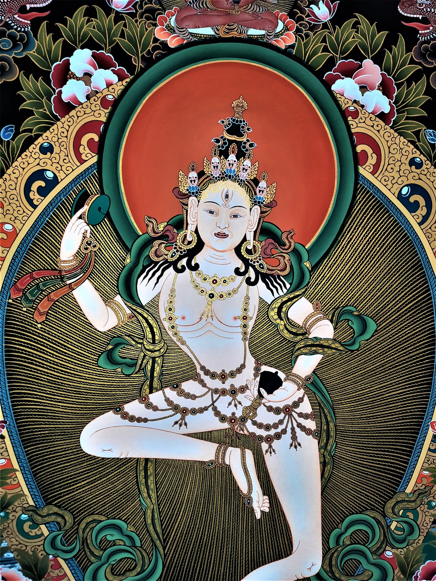 MACHIG LABDRÖN – THE FEARLESS YOGINI | Hand-Painted Tibetan Thangka