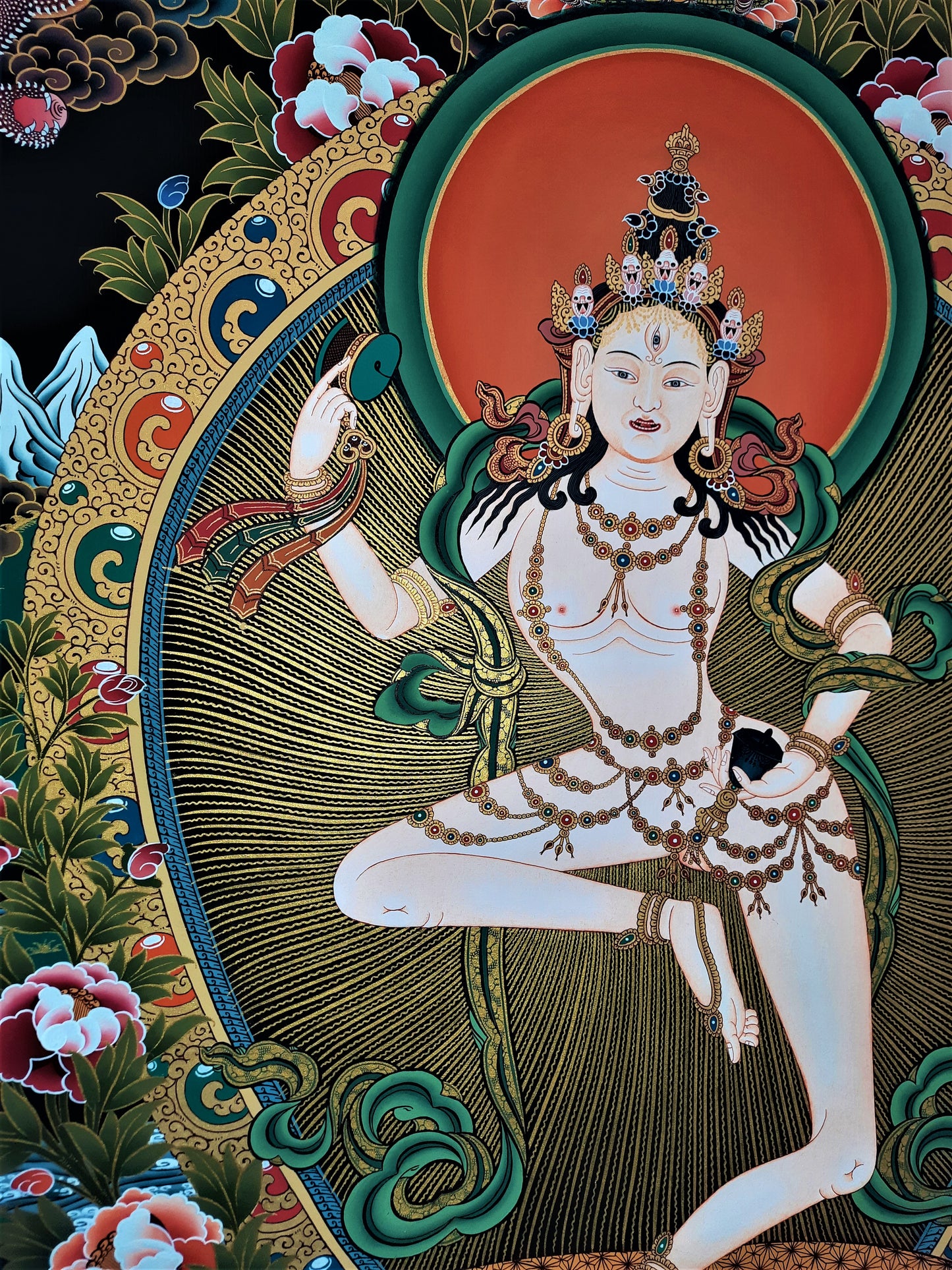 MACHIG LABDRÖN – THE FEARLESS YOGINI | Hand-Painted Tibetan Thangka