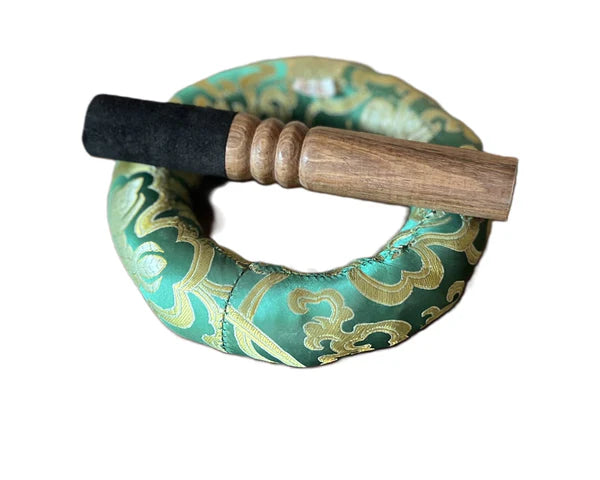 HAND-HAMMERED/ HANDMADE SMALL TIBETAN SINGING BOWL FROM NEPAL SUPPLIED WITH FREE CUSHION AND MALLET