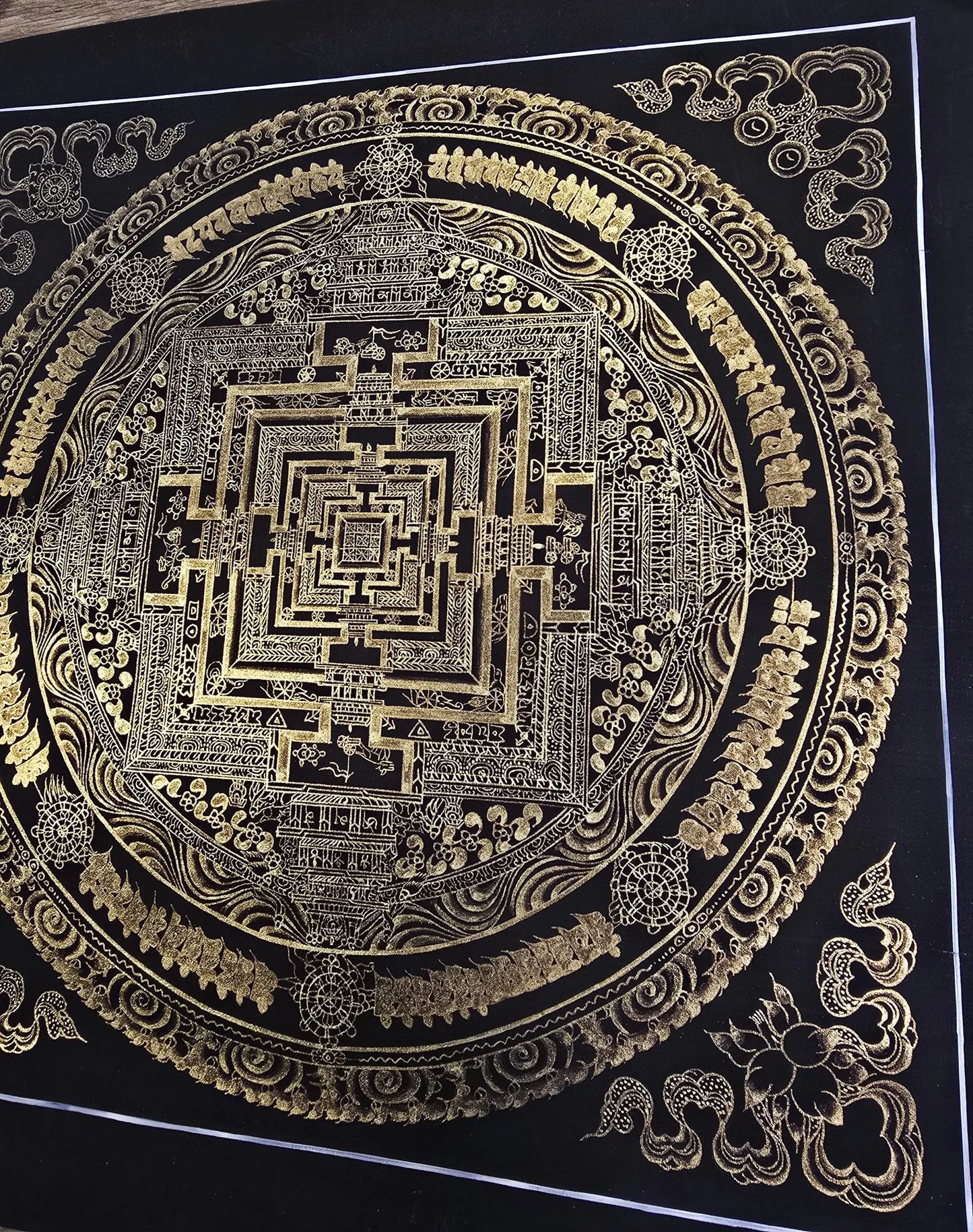 Kalachakra Mandala Thangka – Wheel of Time | Tibetan Sacred Geometry Meditation Art