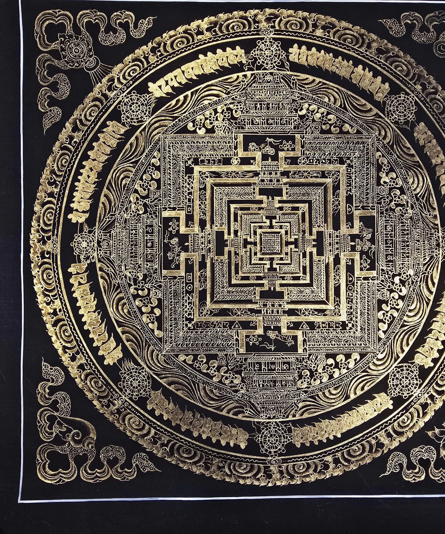 Kalachakra Mandala Thangka – Wheel of Time | Tibetan Sacred Geometry Meditation Art