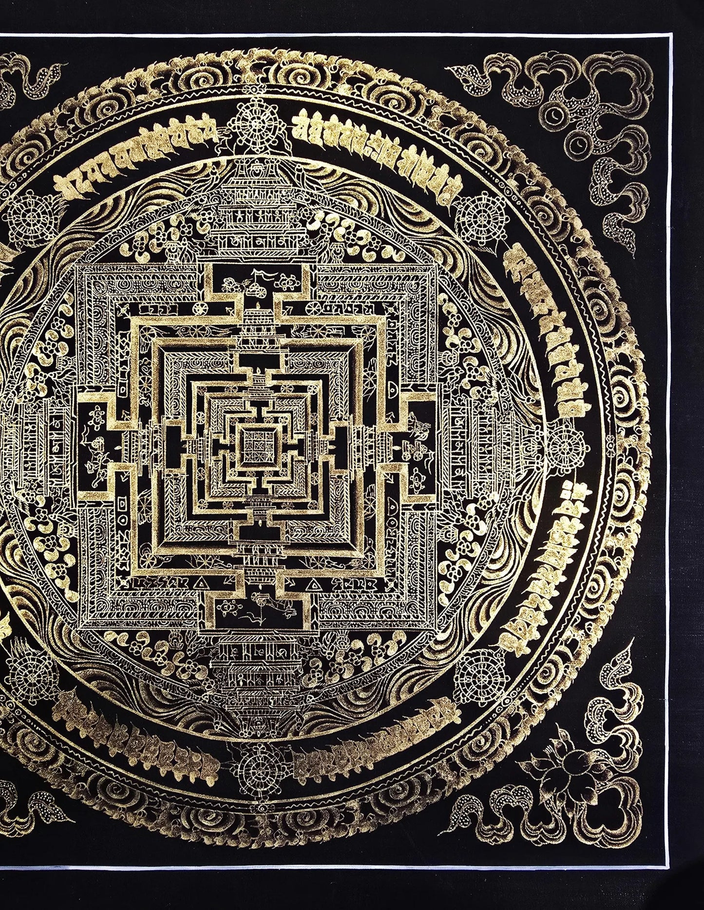 Kalachakra Mandala Thangka – Wheel of Time | Tibetan Sacred Geometry Meditation Art