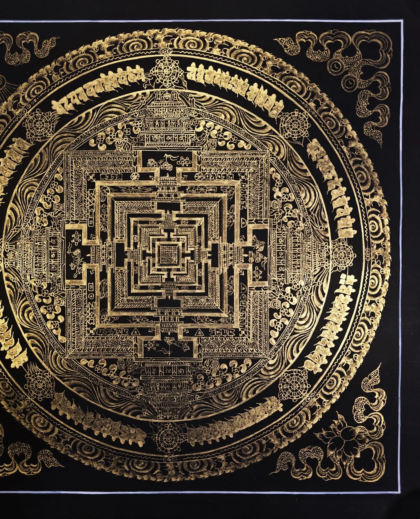 Kalachakra Mandala Thangka – Wheel of Time | Tibetan Sacred Geometry Meditation Art