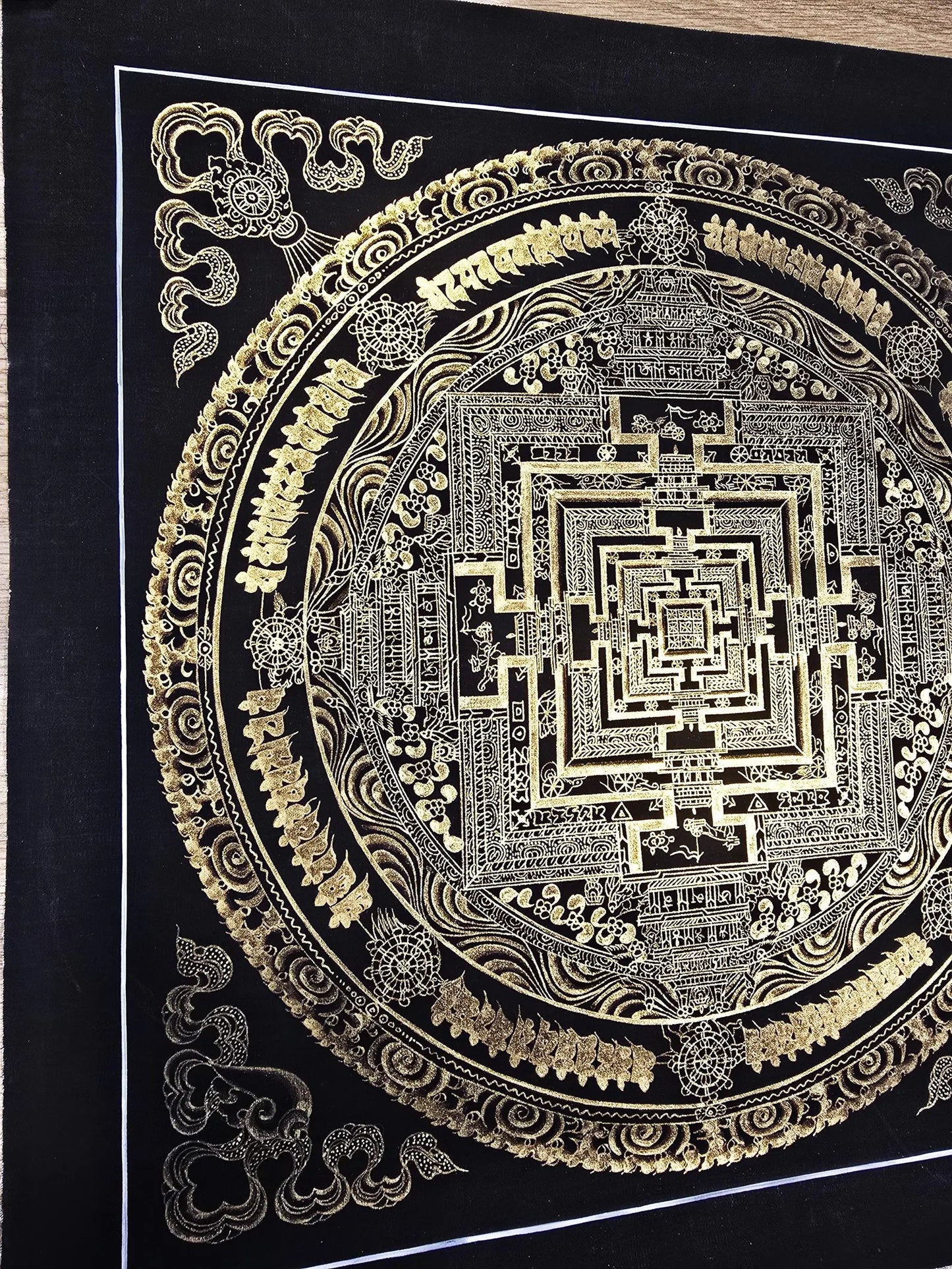 Kalachakra Mandala Thangka – Wheel of Time | Tibetan Sacred Geometry Meditation Art