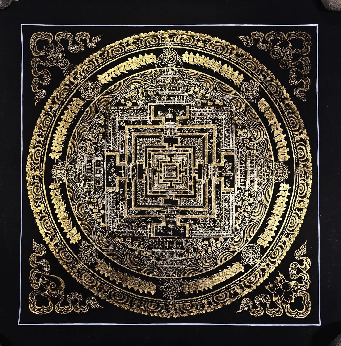 Kalachakra Mandala Thangka – Wheel of Time | Tibetan Sacred Geometry Meditation Art