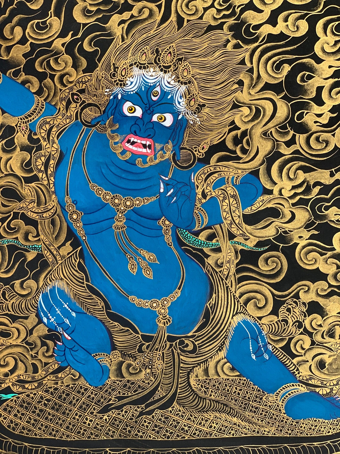 Hand-painted Master Quality,  Vajarapani, Sangdag Chagna Dorje, Thangka  Painting  17 x 24-Inch